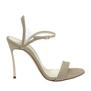 CASADEI
Blade sandals in platinum color